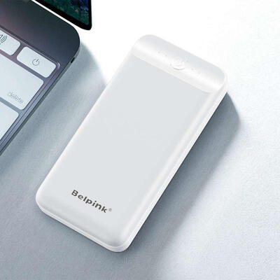 

BP935A Mini 20000mAh Dual USB Output Power Bank Portable Charger External Battery Pack With Indicator Light