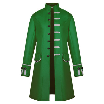 

Mens Coat Long Jacket Fasching Uniform Retro Steampunk Tailcoat Gothic Frock Hot