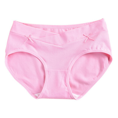 

Cotton Breathable Pregnant Women Comfortable Skin Care Health Hygiene High-rise Stomach Lift Seamless Maternity Briefs T7