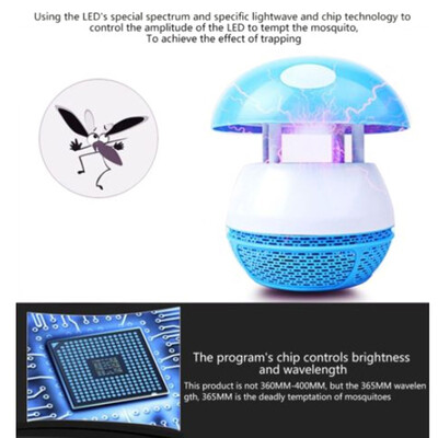 

〖Follure〗Anti Mosquito Bug UV Light Insect Controller Fly Pest Quiet Bug Trap Lamp Killer
