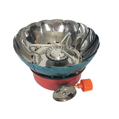 

AT6310 Outdoor Portable Camping Windproof Lotus Stove Picnic Gas Cookware