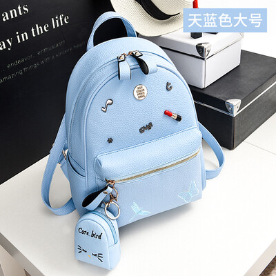 

Shoulder Bag Female Korean Edition Fashion Hundred Sets Mini Clean Backpack Students Backpack Leisure Bag