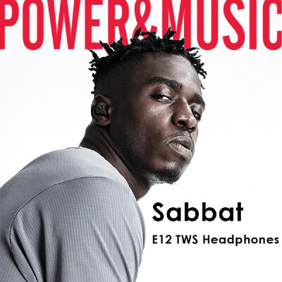 

Sabbat E12 TWS Wireless Bluetooth Headphones In-ear Headsets Bluetooth 50 Auto-pairing w 750mAh Charging Box Supporting Wireless