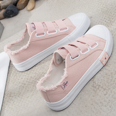 

The new 2019 summer pedal student Korean version of Joker canvas shoes womens shoes net red lazy shoes summer tide shoes