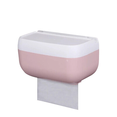 

Toponeto Sticker Toilet Paper Roll Tissue Rack Wall Mounted Holder Shelf
