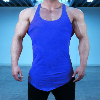 

Mens Bodybuilding Stringer Tank Top Y-Back Gym Workout Sports Vest Shirt Clothes
