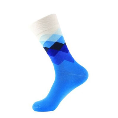 

2019 Fashion Spring autumn winter Women beautiful solid Color Sock suit For Rhombus wild Cute cotton socks Good Quality