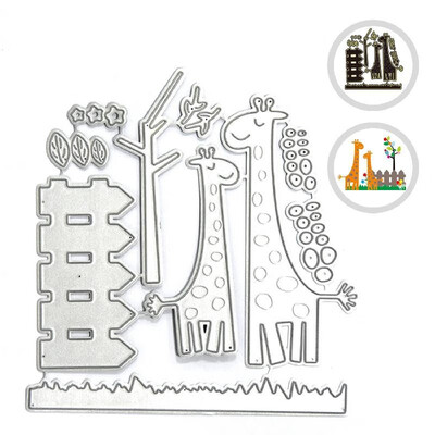 

Christmas Metal Cutting Dies Cute Giraffe Shape Cutting Die for Kids DIY Scrapbooking Card Photo Album Embossing Paper Cards Makin