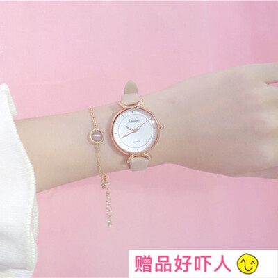 

Watch female ins wind sen department student net red cute little dial girl junior high school Korean version of simple luminous