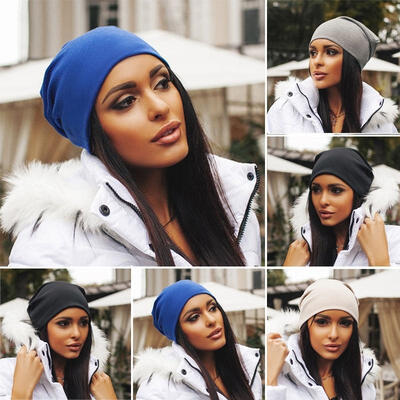 

Unisex Women Men Knit Winter Warm Ski Crochet Slouch Hat Cap Beanie Oversized
