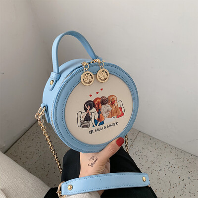 

Net red Sen mini portable bag female bag 2019 new wild gas chain shoulder bag ins Messenger bag