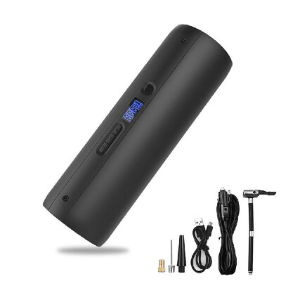 

150PSI Bike Electric Pump Rechargeable Bicycle Cycle Tire Pump with Car Charger DC Plug