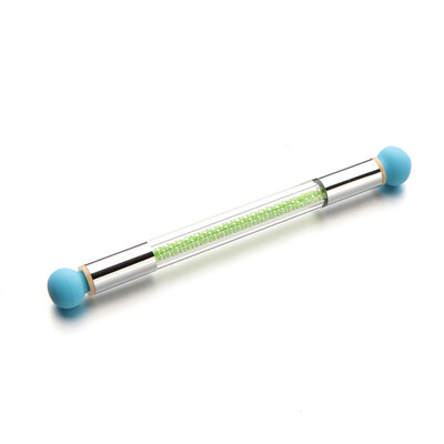

〖Follure〗Glitter Powder Picking Dotting Gradient Pen Brush 2 Silica Gel Nail Art Tools