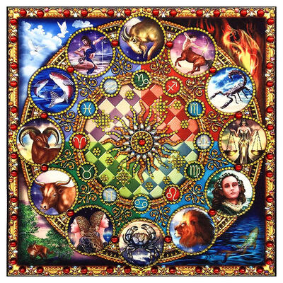 

5D DIY Special-shaped Diamond Painting Constellation Cross Stitch Wall Art