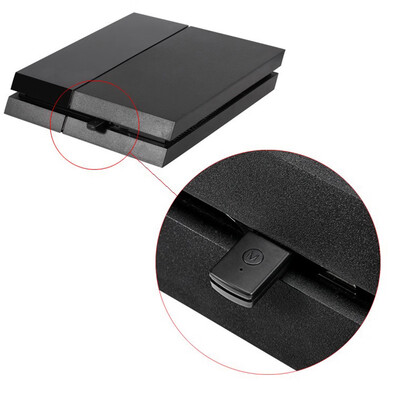 

BT Receiver Wireless Headset Headphone Adapter with Mic BT 40 Dongle USB Adapter USB Dongle for PS4 Black