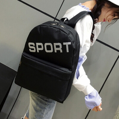 

Tailored Leisure Zipper Bag Student Backpack Folding Bag Couple Travel Bag