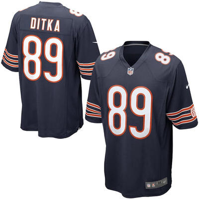 

Youth Football Jersey Chicago Bears Mike Ditka Navy Retired Player Game Jersey