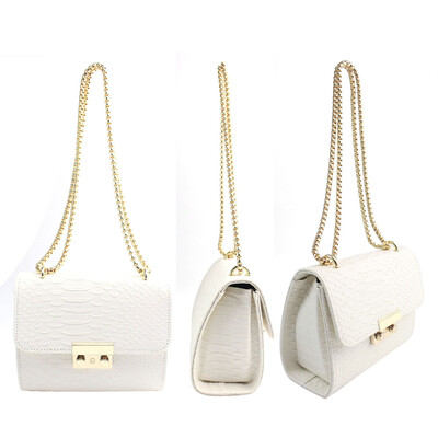 

Fasion PU Leather Women Mini Chain Bag Animal Pattern Square Bag