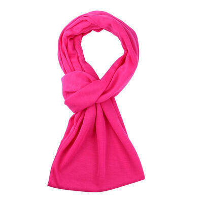 

Fashion Scarves with Zipper Pocket Women Men Solid Color Multi Use Shawls