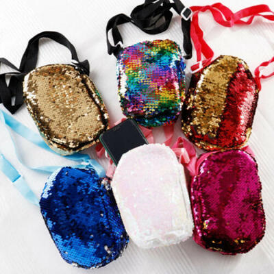 

Lady Fashion Sequined Mini Crossbody Bag Coin Money Purse Card Holder Phone Bags