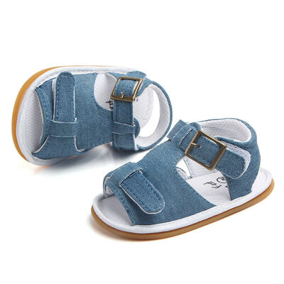 Summer Baby Kids Boy Girl Cute Leather Sandals Soft Sole Anti-slip Crib Shoes