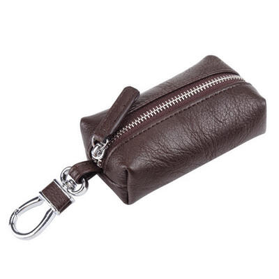 

Premium Mini PU Leather Zipper Car Key Wallet Pouch Bag Case For Men