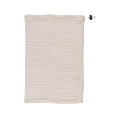 

Reusable Organic Cotton Vegetable Mesh Bag Washable Fruit Drawstring Bags