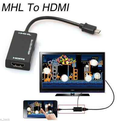 

Mini Micro USB 20 MHL To HDMI Cable HD 1080P For Samsung Galaxy S7 Smartphone