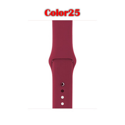

Silicone Sports Band for Apple Watch Series 123 38MM 42MM Rubber Watchband for iWatch Volt series 4 40mm 44mm