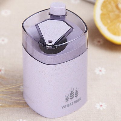 

Household Storage Box Table Automatic Container Wheat Straw Toothpick Holder
