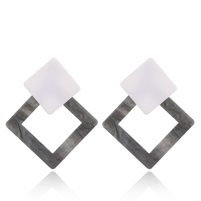 

Fashion Earrings New Stud Earring Geometric Acrylic Long Women Earrings
