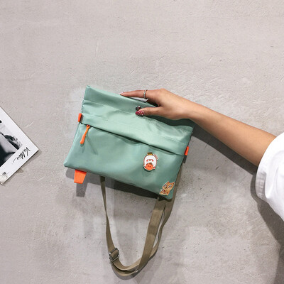 

Small bag female new 2019 Korean version of the wild Harajuku student shoulder small square bag ins leisure broadband Messenger bag