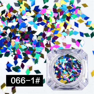 

〖Follure〗DIY Fashion Nail Patch Shiny Rainbow Rays Nail Polish Wave Art Decoration