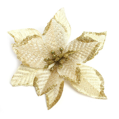 

8 5Pcs 3 Layer Simulation Christmas Flowers Christmas Tree Decoration Christmas Decoration Christmas Gifts