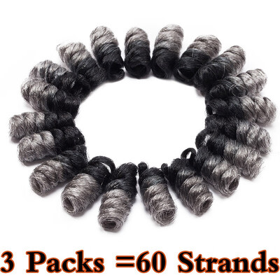 

3 Pack Jamaican Bounce Crochet Hair Wand Curl Synthetic Hair Crochet Braids Afro Kinky Braiding Hair Extensions African Braids