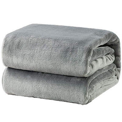 

Toponeto Super Soft Warm Solid Warm Micro Plush Fleece Blanket Throw Rug Sofa Bedding
