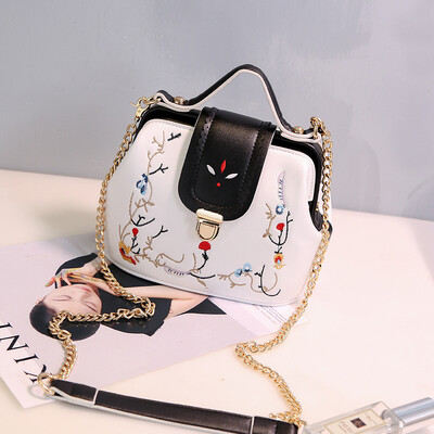 

2018 New Womens Shoulder Bag Korean Ladies Small Bag Wild Fashion Chain Bag