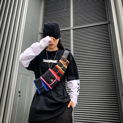 

Wang Yibo Xiao Zhan the same bag waist bag woman chest bag male trendy brand ins bag oblique satchel around the girl
