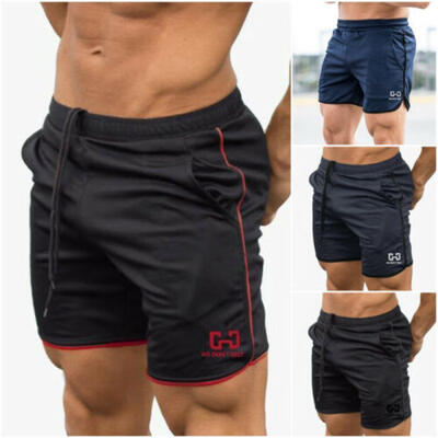 

AU Mens GYM Shorts Training Running Sport Workout Casual Jogging Pants Trousers