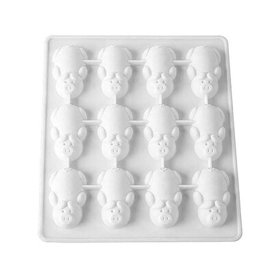 

Cute Piggy Shaped Cake Moulds Mini Bread Cake Decoration for Festival Party Dinner DIY Chocolate Candy Cookie Baking Molds