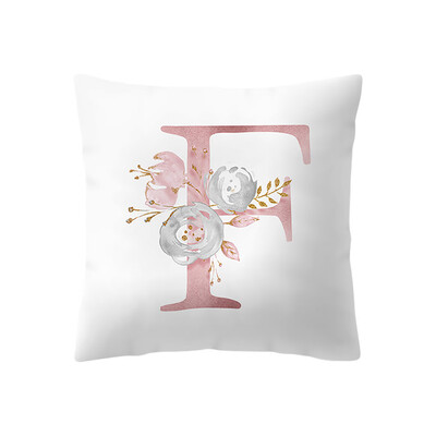

Siaonvr 45x45 cm Kids Room Decoration Letter Pillow English Alphabet Pillowcases