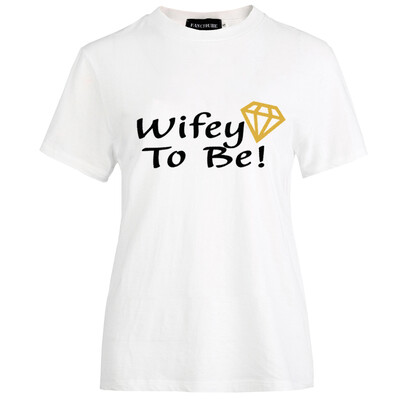 

Couple Hoodie Wifey Letter Print Sweatshirt Pocket Tops Valentines Day Gift