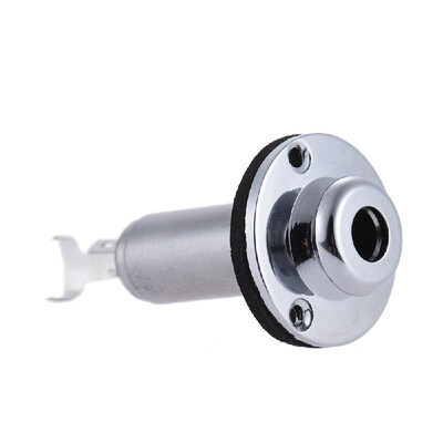 

Acoustic Electric Guitar Mono End Pin Endpin Jack Socket Plug 635mm 14 Inch Copper Material with Screws Guitar Parts Accessories
