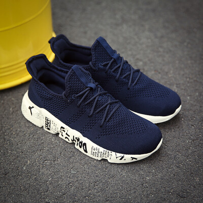 

Happy summer new trend mens shoes Korean students low to help wild sports shoes breathable canvas shoes