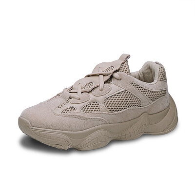 

New Vulcanized Shoes Mesh Comfort Breathable Men White Sneakers Non-slip Soft Dad Shoes Male Designer Chunky Shoes Men Trainers