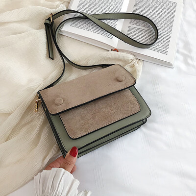 

Nered ins casual small bag fashion retro-polished womens bag new 2019 one-shoulder one-shoulder small square bag