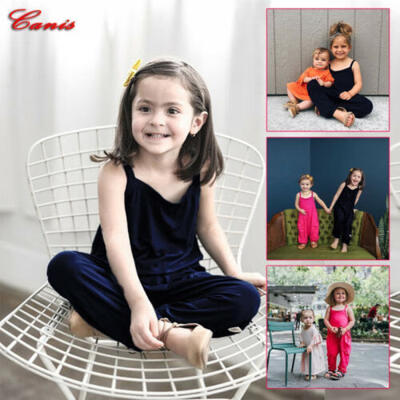

Toddler Infant Kids Baby Girls Romper Jumpsuit Harem Trousers Summer Clothes