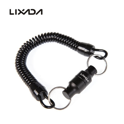 

Lixada Fly Fishing Magnetic Net Release Holder Keeper Magnet Clip Landing Net Connector with Coiled Lanyard