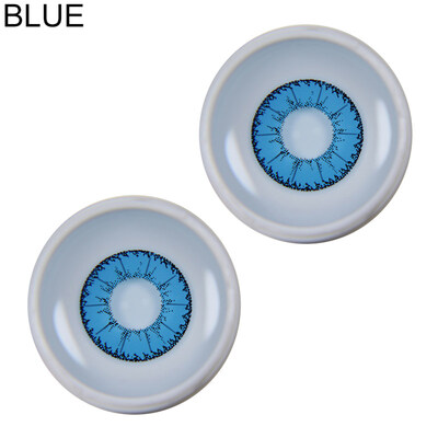 

1Pair Circle Colored Contact Lenses Yearly Use Cosplay Party Colorful Eye Makeup