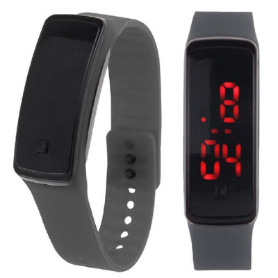 

Spot custom second generation student sports electronic watch children promotional gifts LED silicone watch led watch Fluorescent